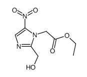 ethyl 2-[2-(hydroxymethyl)-5-nitroimidazol-1-yl]acetate Structure