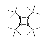 1,2,3,4-tetratert-butyl-1,3,2,4-diazadiboretidine Structure