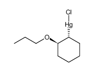 (+-)-trans-2-propoxy-cyclohexylmercury (1+), chloride结构式