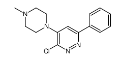 3-chloro-4-(4-methylpiperazin-1-yl)-6-phenylpyridazine Structure