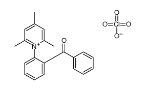 phenyl-[2-(2,4,6-trimethylpyridin-1-ium-1-yl)phenyl]methanone,perchlorate结构式