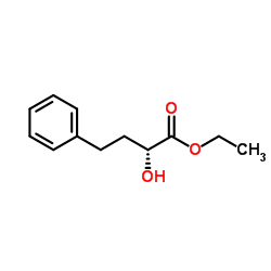 (|R|)-(-)-2-羟基-4-苯基丁酸乙酯结构式
