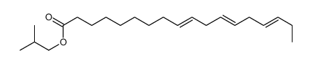 2-methylpropyl octadeca-9,12,15-trienoate结构式