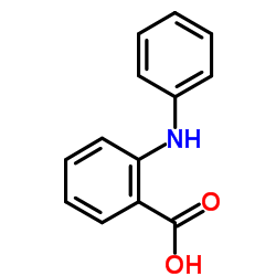N-苯基邻氨基苯甲酸(钒试剂)结构式