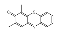 2,4-dimethylphenothiazin-3-one结构式