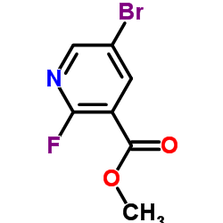 Methyl 5-bromo-2-fluoronicotinate structure
