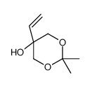 5-ethenyl-2,2-dimethyl-1,3-dioxan-5-ol Structure