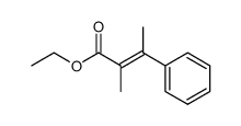 Ethyl 2-methyl-3-phenyl-2-butenoate结构式
