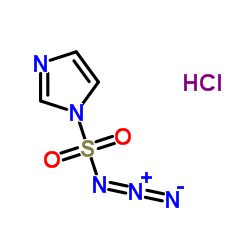 1H-咪唑-1-磺酰叠氮盐酸盐结构式