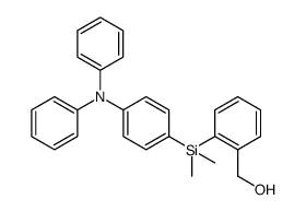 Benzenemethanol, 2-[[4-(diphenylamino)phenyl]dimethylsilyl] Structure