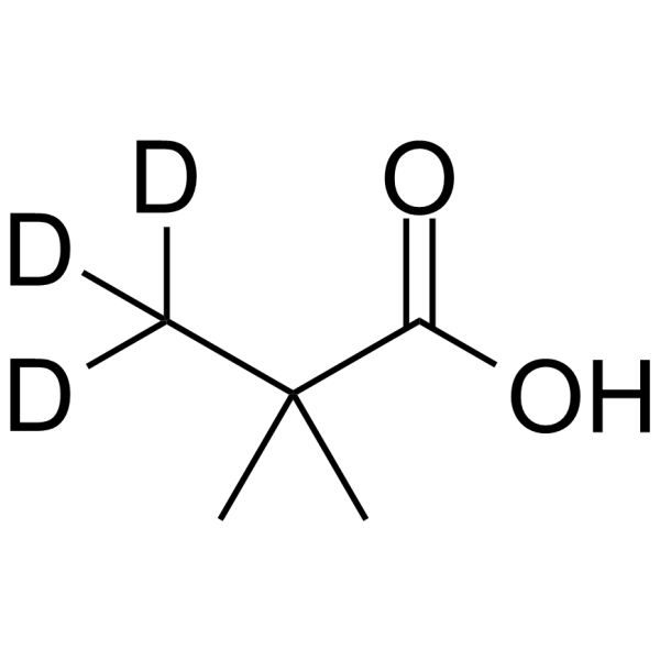 Pivalic acid-d3结构式