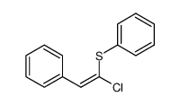 (E)-(1-chloro-2-phenylvinyl)(phenyl)sulfane Structure