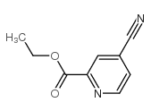 4-氰基吡啶-2-甲酸乙酯结构式