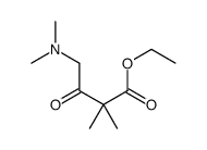 ethyl 4-(dimethylamino)-2,2-dimethyl-3-oxobutanoate Structure