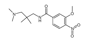 N-(3-dimethylamino-2,2-dimethyl-propyl)-3-methoxy-4-nitro-benzamide Structure
