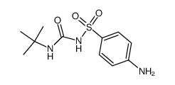 N-tert-butyl-N'-sulfanilyl-urea结构式