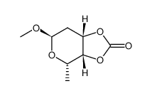 (3aR,4S,6R,7aS)-6-Methoxy-4-methyl-tetrahydro-[1,3]dioxolo[4,5-c]pyran-2-one Structure