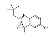 N-[4-bromo-2-(trifluoromethyl)phenyl]-3,3-dimethylbutanamide Structure