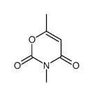 3,6-dimethyl-1,3-oxazine-2,4-dione结构式