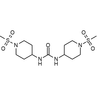 1,3-双(1-(甲基磺酰基)哌啶-4-基)脲结构式