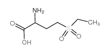 DL-乙基巯氨酸砜结构式