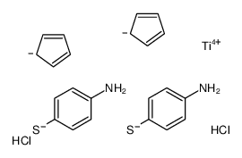titanocene bis(4-aminothiophenolate) Structure