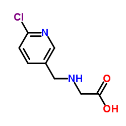 N-[(6-Chloro-3-pyridinyl)methyl]glycine结构式