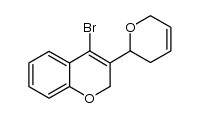 4-bromo-3-(3,6-dihydro-2H-pyran-2-yl)-2H-chromene结构式