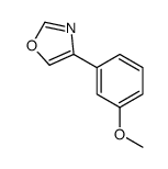 4-(3-甲氧基苯基)噁唑结构式