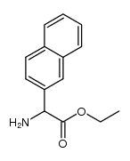 (RS)-ethyl 2-amino-2-(naphthalen-2-yl)acetate结构式