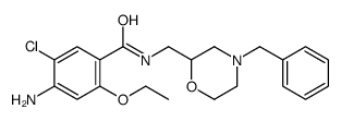 4-amino-N-[(4-benzylmorpholin-2-yl)methyl]-5-chloro-2-ethoxybenzamide Structure