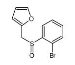 2-[(2-bromophenyl)sulfinylmethyl]furan Structure