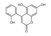 5,7-dihydroxy-4-(2-hydroxyphenyl)chromen-2-one Structure