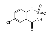 6-chlorobenzo[e][1,2,3]oxathiazin-4(3H)-one 2,2-dioxide结构式