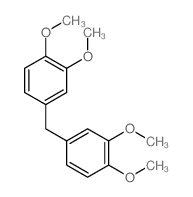 Benzene,1,1'-methylenebis[3,4-dimethoxy-结构式