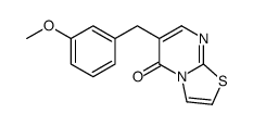 6-(3-甲氧基苄基)-5H-噻唑并[3,2-a]嘧啶-5-酮结构式