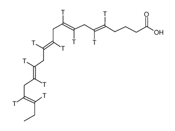 eicosapentaenoic acid [5,6,8 9,11,12,14,15,17,18-3 h] Structure