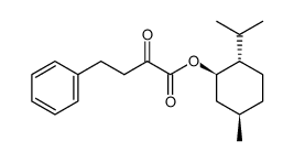 (L)-menthyl 2-oxo-4-phenylbutyrate Structure