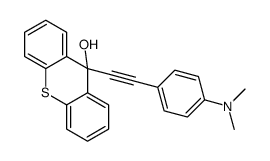 9-[2-[4-(dimethylamino)phenyl]ethynyl]thioxanthen-9-ol Structure