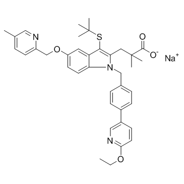 Fiboflapon sodium结构式