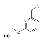 (4-甲氧基嘧啶-2-基)甲胺盐酸盐结构式