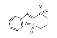 2-phenyliodonium-1,3-dithian-2-ide 1,1,3,3-tetraoxide Structure