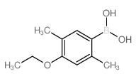 2.5-二甲基-4-乙氧基苯硼酸结构式