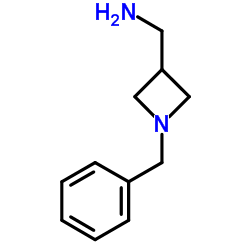 1-苄基-3-氨甲基-氮杂环丁烷二盐酸盐结构式