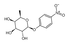 4-硝基苯基β-D-岩藻吡喃糖苷结构式