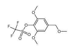 2,6-dimethoxy-4-(methoxymethyl)phenyl triflate Structure