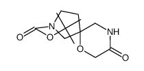 8-Oxo-6-oxa-2,9-diaza-spiro[4.5]decane-2-carboxylicacidtert-butylester Structure