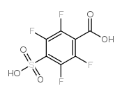 4-磺基-2,3,5,6-四氟苯甲酸结构式