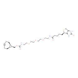 BCN-PEG3-Biotin Structure