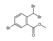 5-溴-2-(二溴甲基)苯甲酸甲酯结构式